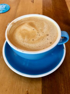 Soya latte at Projeto Acai in Dubai