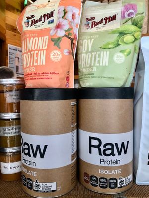 Vegan protein powders  at Projeto Acai in Dubai