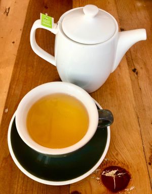 Green tea at Projeto Acai in Dubai