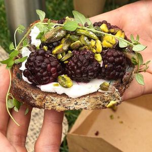 Berry Toast at Farm2Table - Davidshall in Malmo