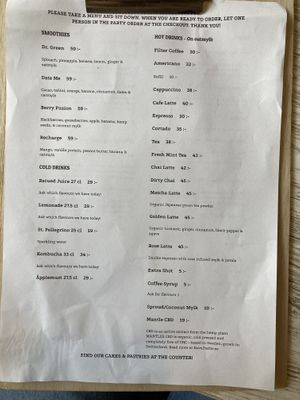 drinks / menu at Farm2Table - Davidshall in Malmo