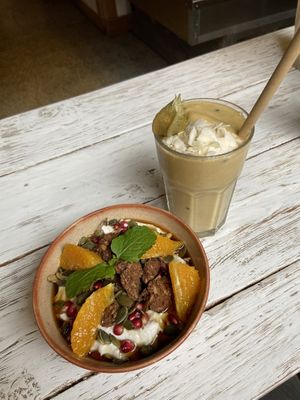 Vegan Turkish yoghurt 😍  at Farm2Table - Davidshall in Malmo