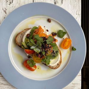 avocado toast at Farm2Table - Davidshall in Malmo