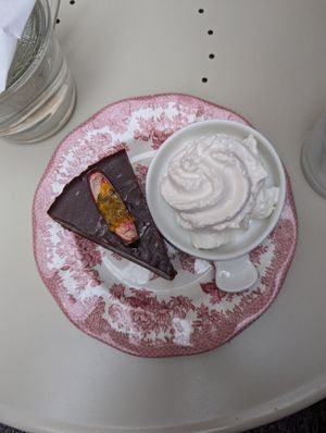 Chocolate cake at Farm2Table - Davidshall in Malmo