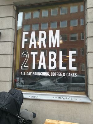 Restaurant outside at Farm2Table - Davidshall in Malmo