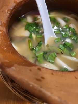 Clear Tom Yam at Sawasdee Thai Restaurant in Central Singapore