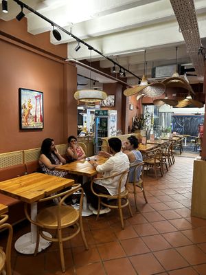 Inside  at Sawasdee Thai Restaurant in Central Singapore