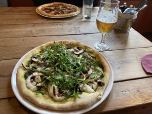  Vegan truffle mushroom pizza  at Black Isle  in Fort William