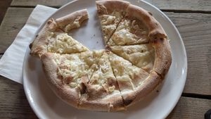 Cheese only (for our picky kid) at Black Isle  in Fort William