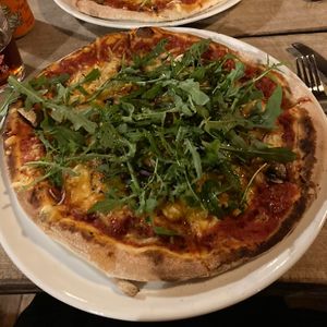 Vegan tartoffu pizzaa  at Black Isle  in Fort William