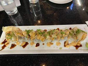 Love on Fire Roll at Love Organic Cafe in West Hollywood