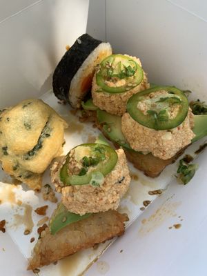 Crispy rice   at Love Organic Cafe in West Hollywood