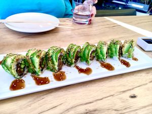   at Love Organic Cafe in West Hollywood