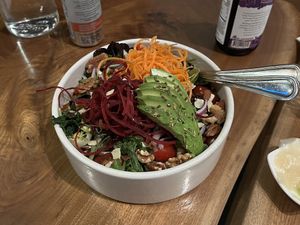   at Love Organic Cafe in West Hollywood