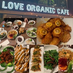 compalation at Love Organic Cafe in West Hollywood