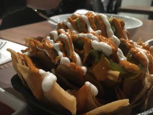 Nachos at Love Organic Cafe in West Hollywood