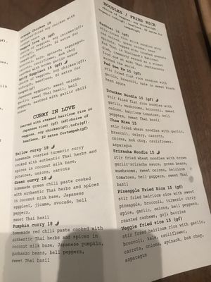 Soft menu part 2 at Love Organic Cafe in West Hollywood