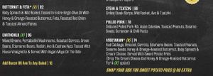 vegan salad and wrap options at Bossa Good Times Bar in Paarl