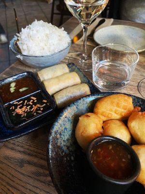 The Fifth Element and No More Nuggets with tofu.   at Pat's Place in Stockholm