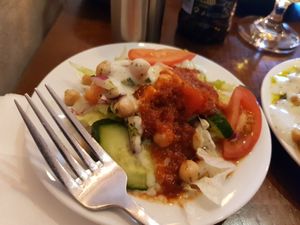 Vegan yoghurt option for your salad at Masala Masala - Sveavägen in Stockholm