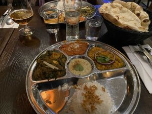 Vegan Special Thali at Masala Masala - Sveavägen in Stockholm