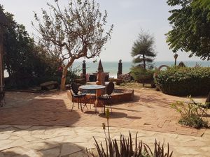 Part of the restaurant area at Sobo Badè in Toubab Dialao