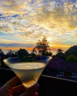 Lychee martini 🍸 at Barracuda in Koh Tao