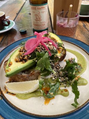 Avo on toast   at Woods in Bangalow