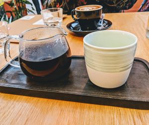 Hand brew coffee at Last Light Coffee in Blackpool