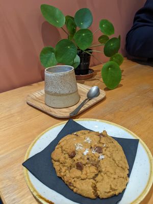 Salted caramel cookie at Last Light Coffee in Blackpool