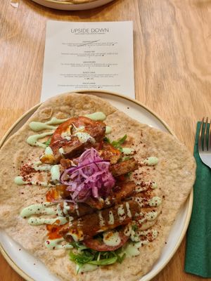 Brunch - from the specials board - 'Kebab Police' - highly recommended 👌  at Last Light Coffee in Blackpool