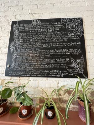 Menu - Changes   at Last Light Coffee in Blackpool