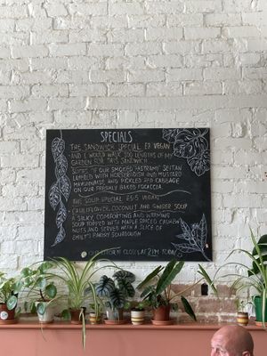 SPECIALS BOARD  at Last Light Coffee in Blackpool