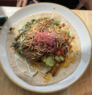 Chaat kebab  at Last Light Coffee in Blackpool