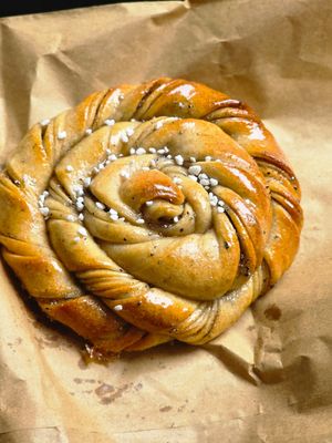 Cardamom bun at Last Light Coffee in Blackpool