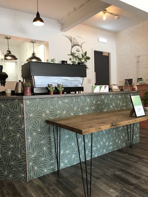 Front counter at Last Light Coffee in Blackpool