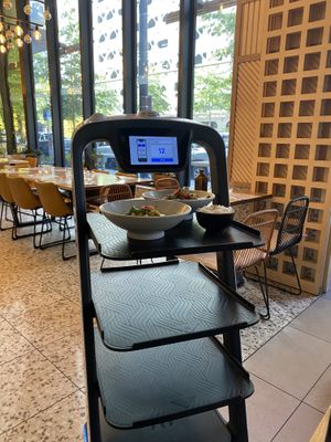  Delivery robot at Thai Thani in Docklands