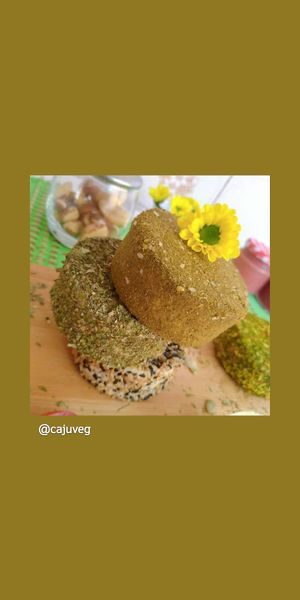 Queijos de amendoim e castanha de caju Fermentados at Cajuveg in Sao Paulo