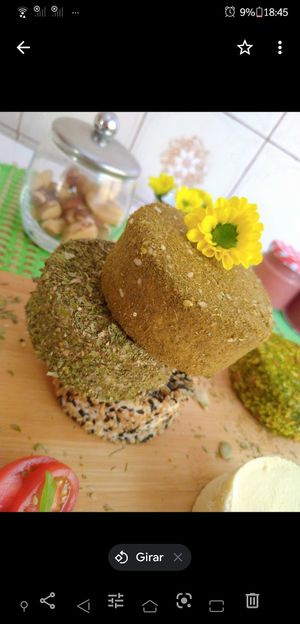 Queijos veganos meia cura 🌱 at Cajuveg in Sao Paulo