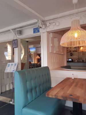 The restaurant at Surf Shack in Malmo