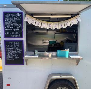 Family owned food truck - hand blend acai or dragonfruit smoothie bowls at Bowls of Love - Food Truck in Cedar Falls