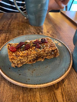 Vegan Flapjack at Pear Tree in Coleraine