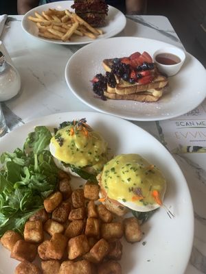 The vegan spread at Evviva in Toronto