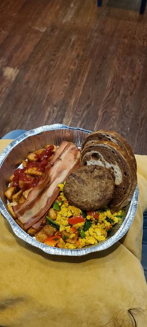 Vegan Slam Platter at Evviva in Toronto