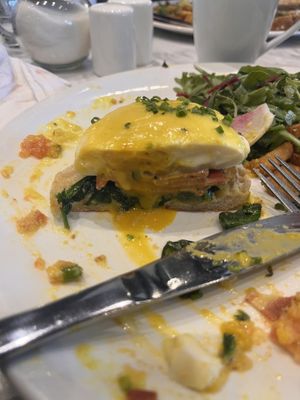 runny yoke!!  at Evviva in Toronto