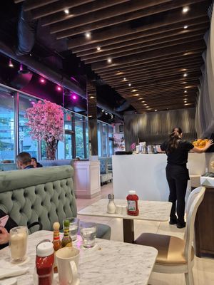 Inside at Evviva in Toronto