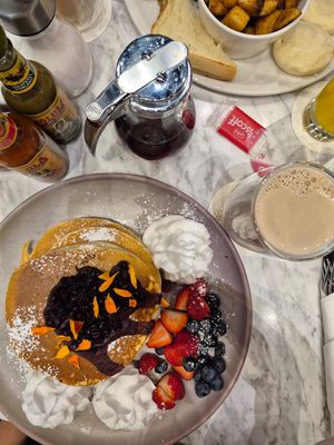 Vegan Pancakes at Evviva in Toronto