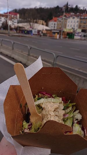 falafel box at Gemüse Corner Kebab in Prague