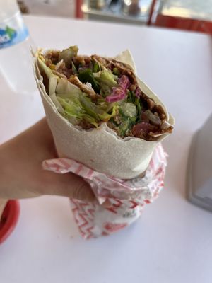 Double Durum 27 tl  at Komagene in Fethiye