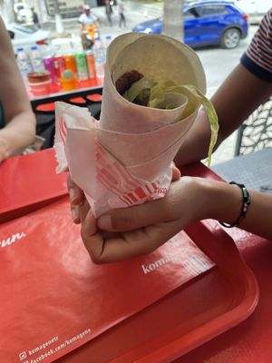 big vegan wrap. great value   at Komagene in Fethiye